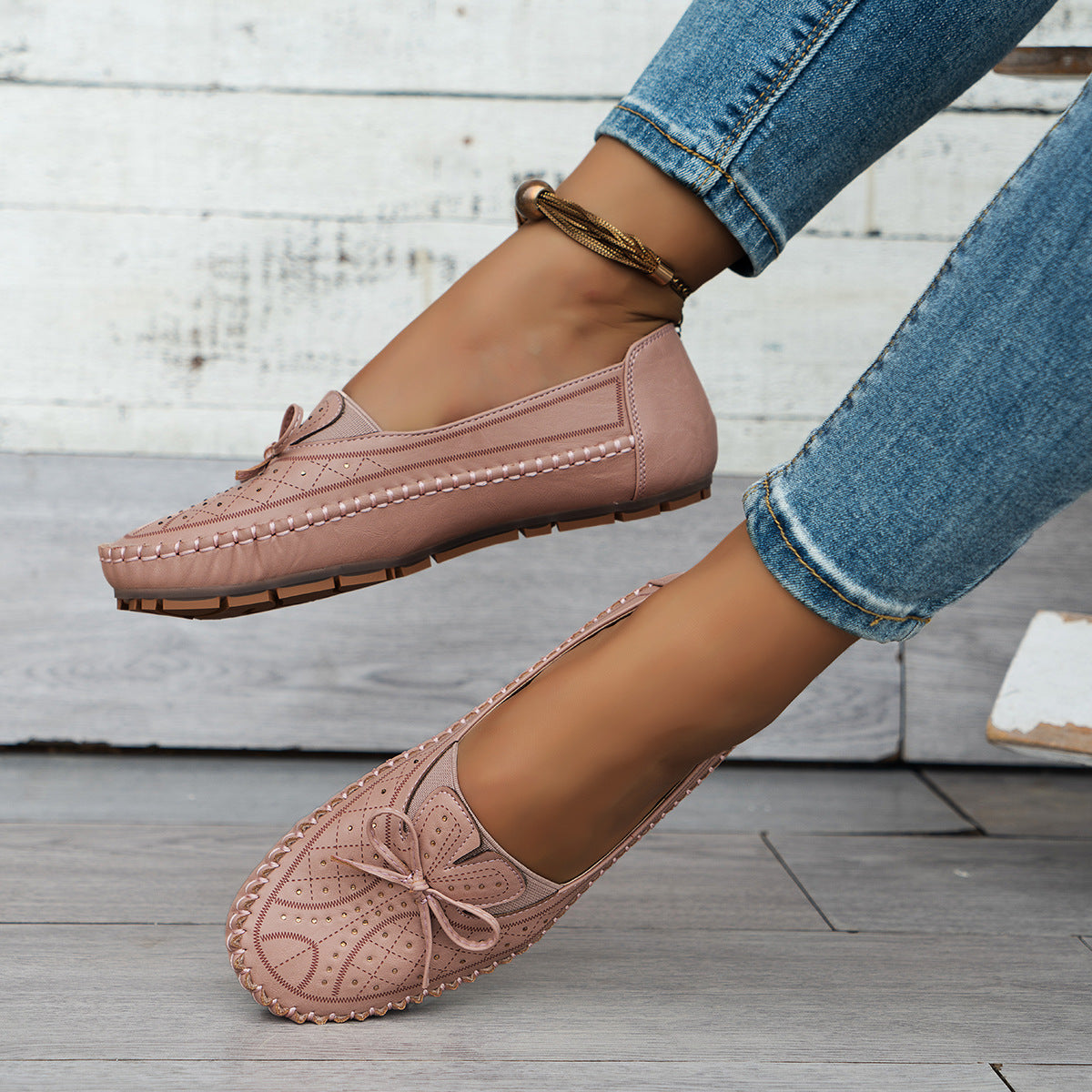 🔥Ostatni dzień - 50% zniżki🔥 Wygodne płaskie buty damskie, lekkie, antypoślizgowe, oddychające