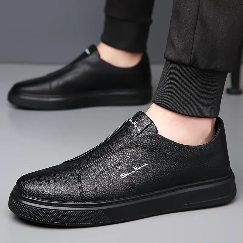 Bolesław | Męskie wsuwane sneakersy ze skóry wegańskiej