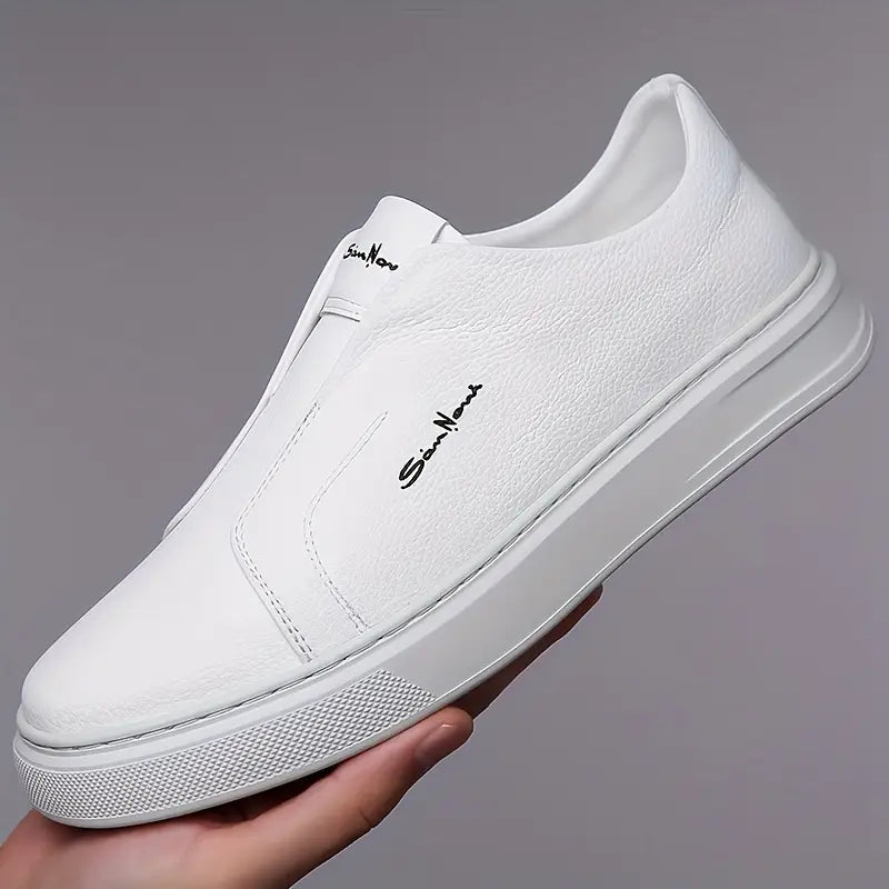 Bolesław | Męskie wsuwane sneakersy ze skóry wegańskiej