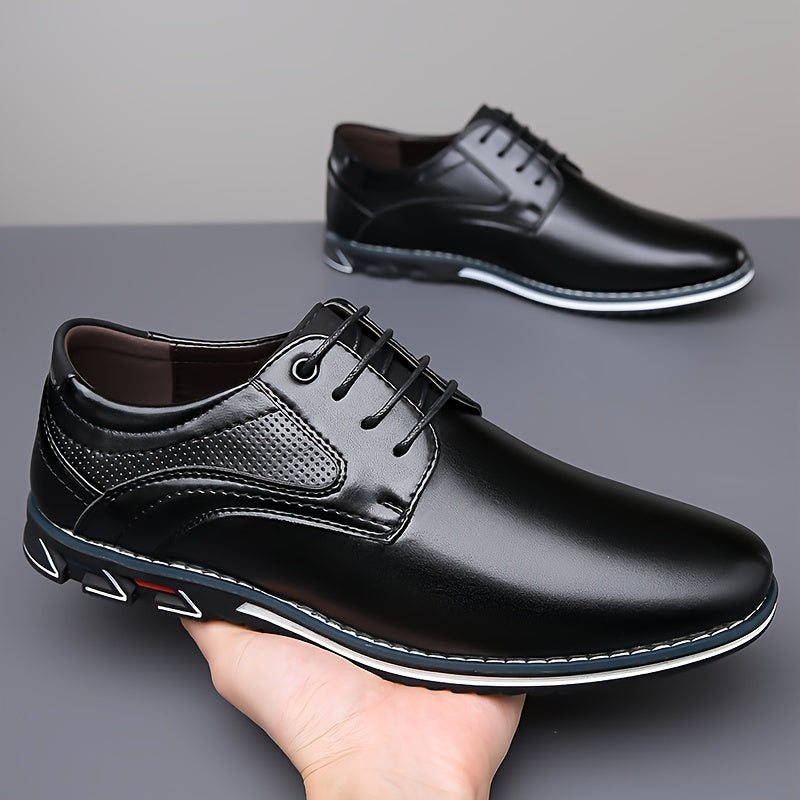 Florian | Męskie eleganckie półbuty sznurowane