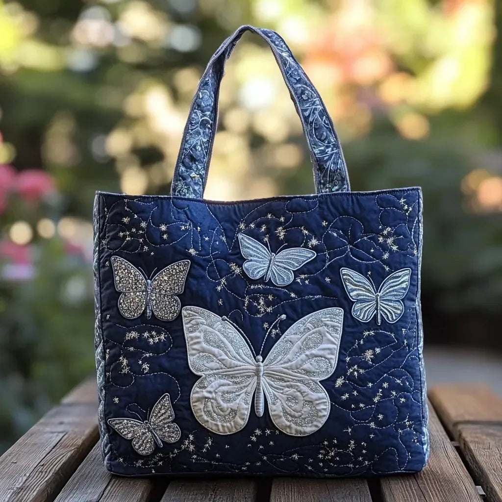Dąbrowska Moda | RĘCZNIE WYKONANA SREBRNA TORBA MOTYL