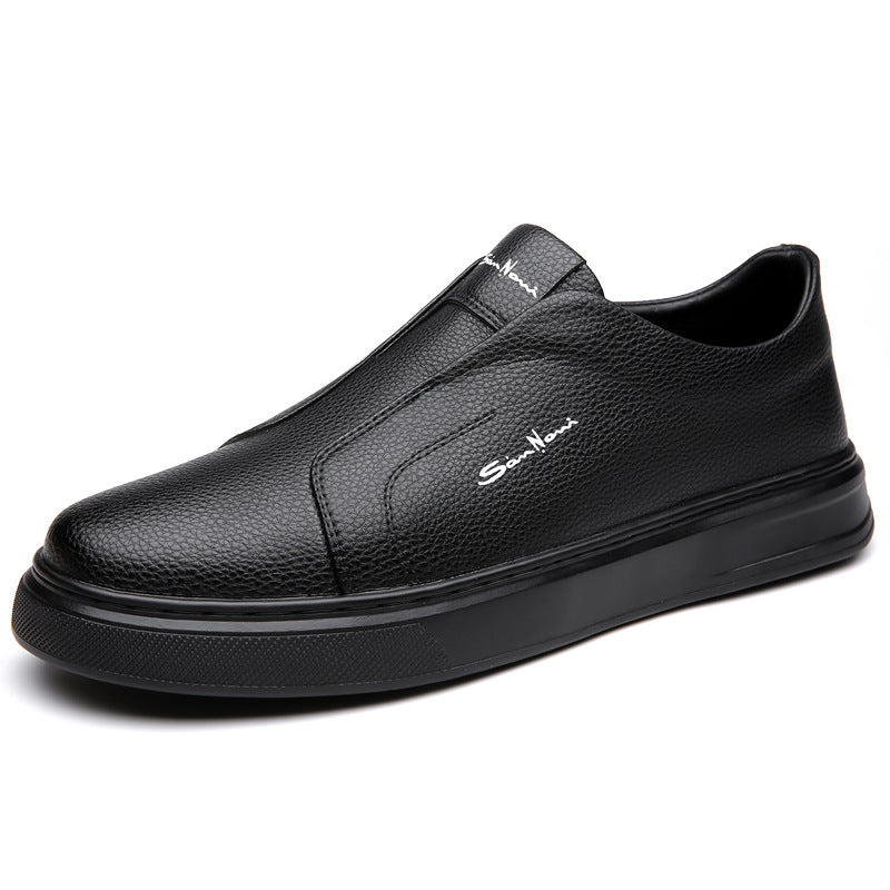Bolesław | Męskie wsuwane sneakersy ze skóry wegańskiej