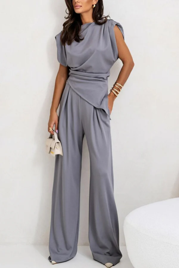 Eliza | Stylowy komplet z topem i spodniami