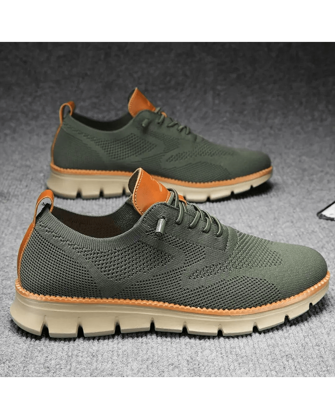 Ernest | Męskie lekkie sneakersy z siateczką