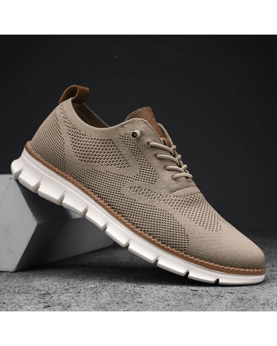 Ernest | Męskie lekkie sneakersy z siateczką