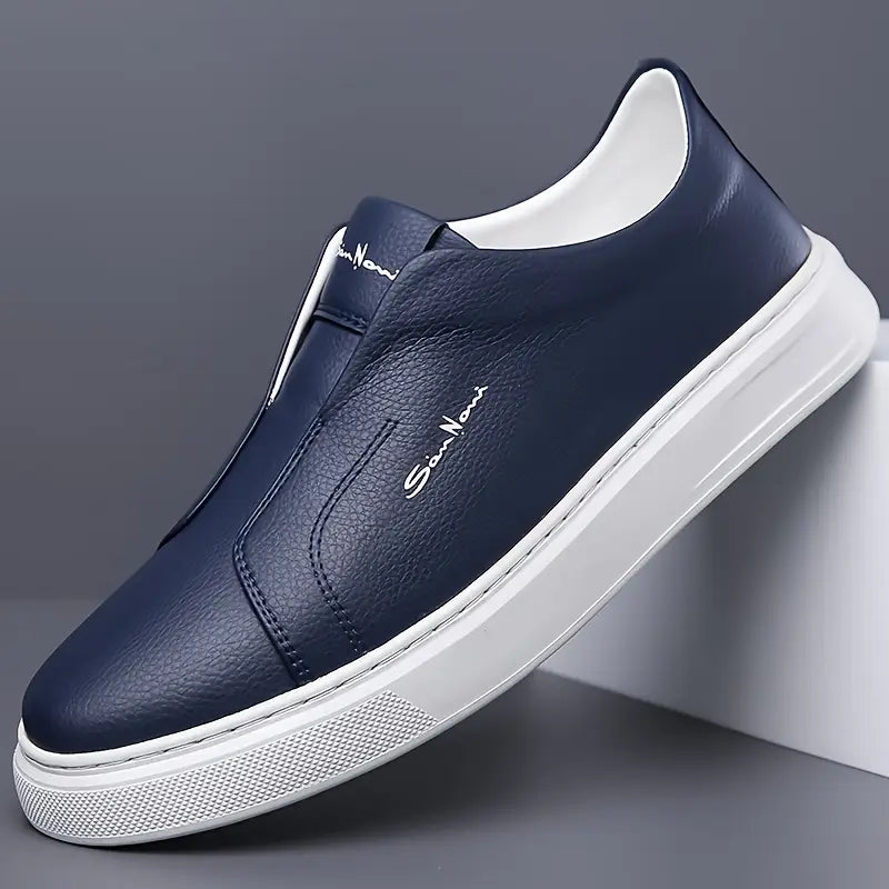 Bolesław | Męskie wsuwane sneakersy ze skóry wegańskiej