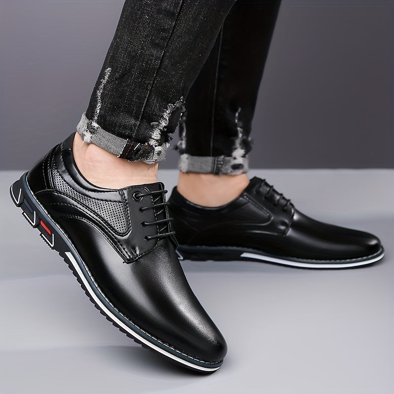 Florian | Męskie eleganckie półbuty sznurowane