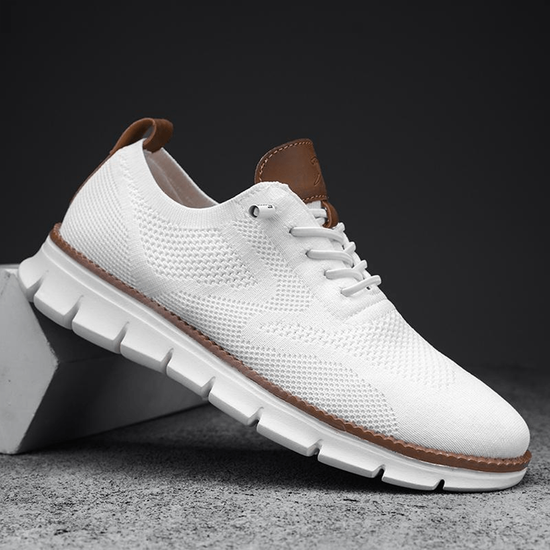Ernest | Męskie lekkie sneakersy z siateczką