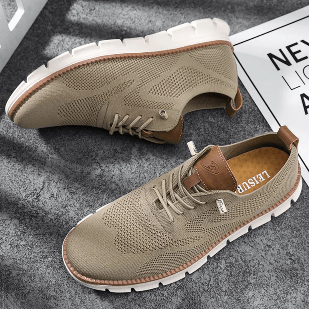 Ernest | Męskie lekkie sneakersy z siateczką