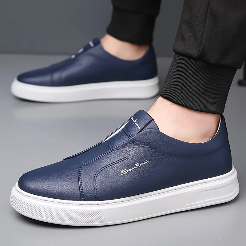 Bolesław | Męskie wsuwane sneakersy ze skóry wegańskiej