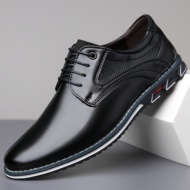Florian | Męskie eleganckie półbuty sznurowane