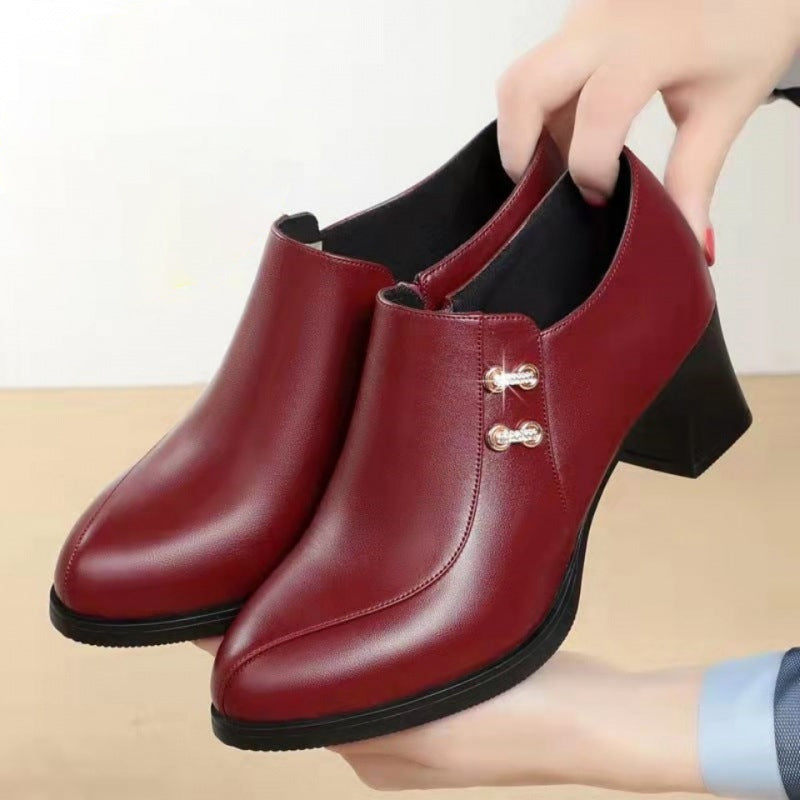 Damskie buty z prawdziwej skóry