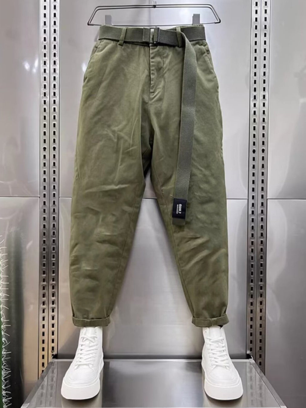 Laurent™ | Spodnie Capri z Pasem