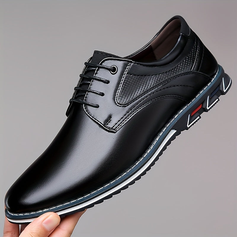 Florian | Męskie eleganckie półbuty sznurowane