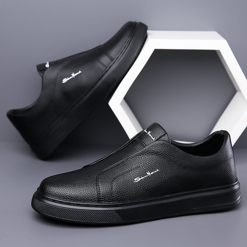 Bolesław | Męskie wsuwane sneakersy ze skóry wegańskiej