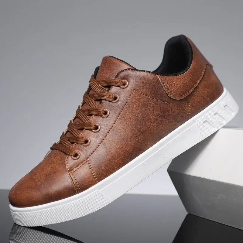 Arkadiusz | Męskie sznurowane sneakersy w eleganckim stylu