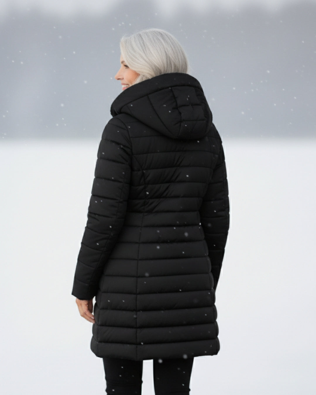 Alicja | Pikowana kurtka z polarową podszewką