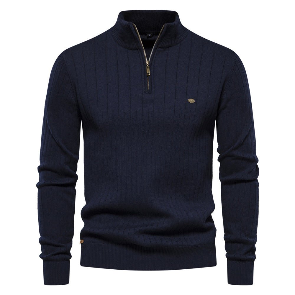 Casper | Casual Bawełnowy Sweter Męski