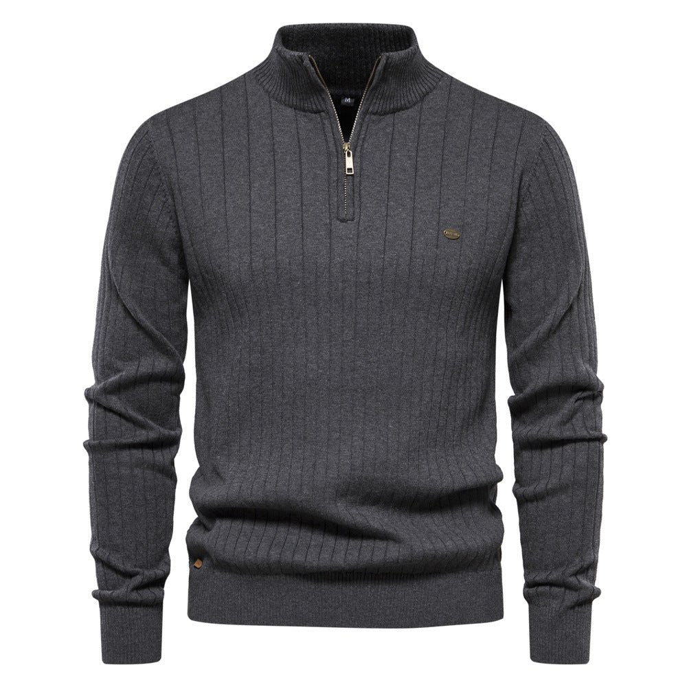 Casper | Casual Bawełnowy Sweter Męski