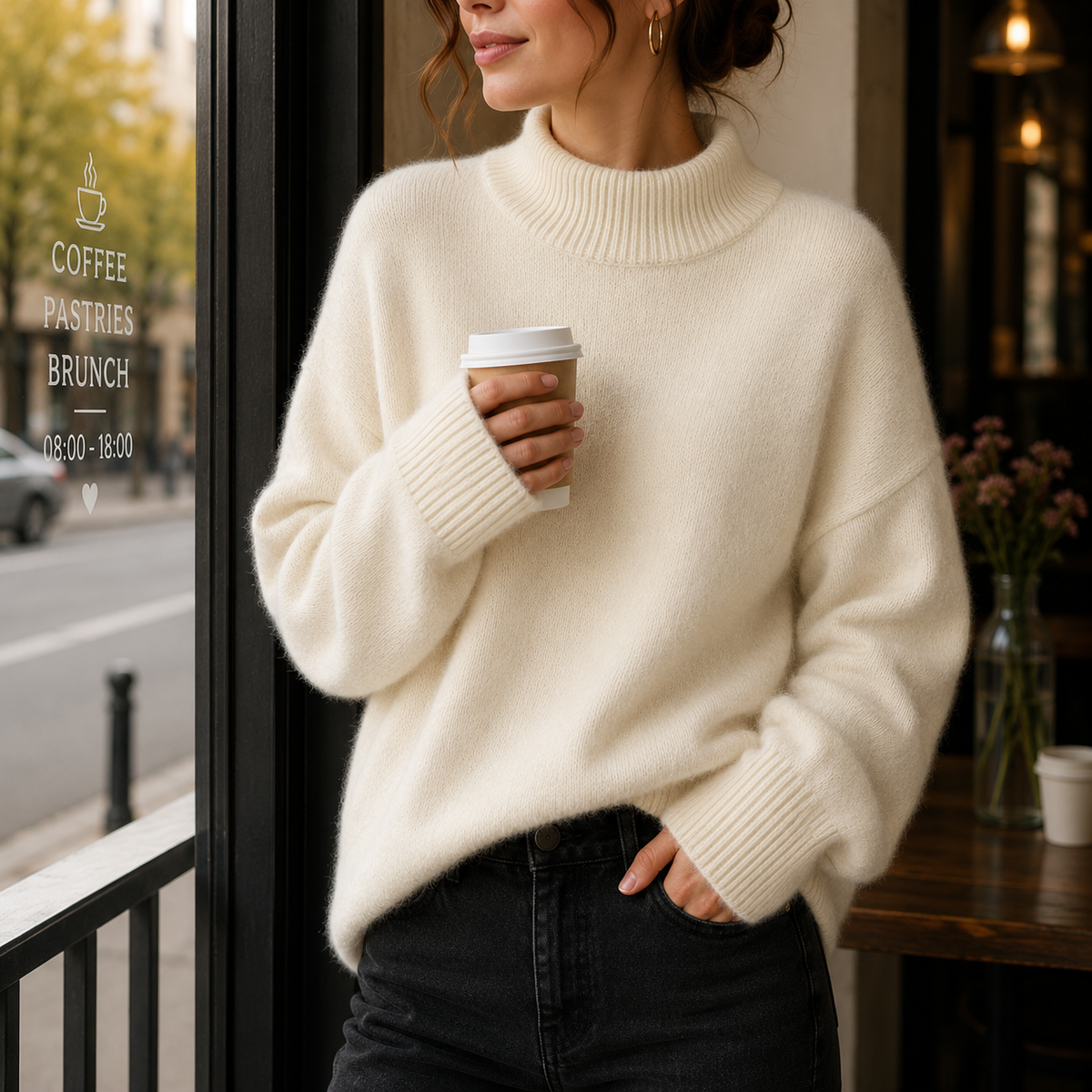 Joanna | Golf damski o kroju oversize