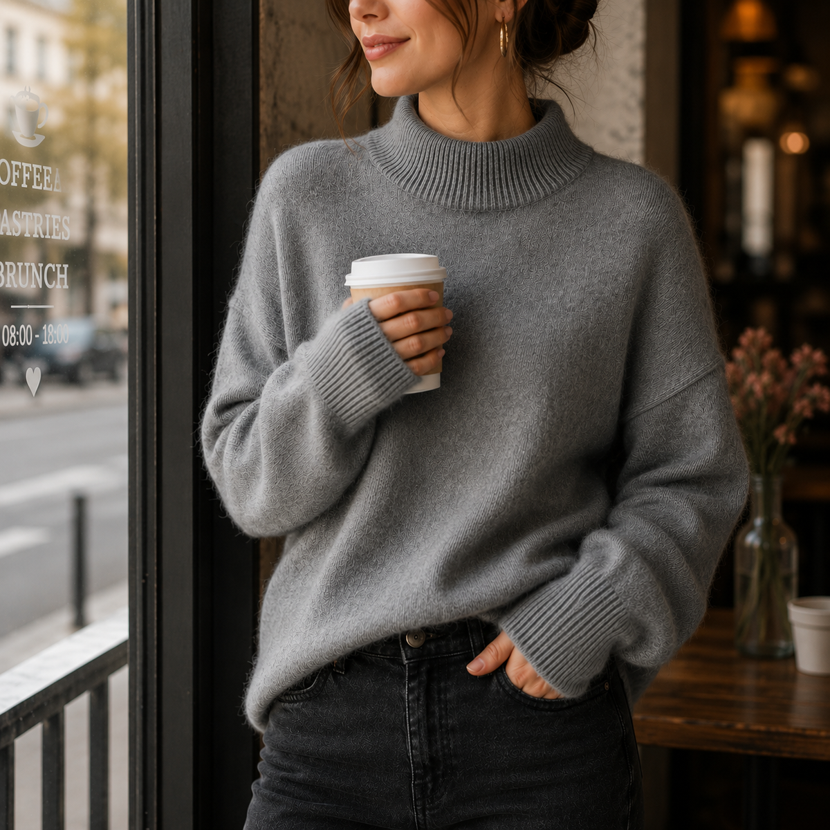 Joanna | Golf damski o kroju oversize